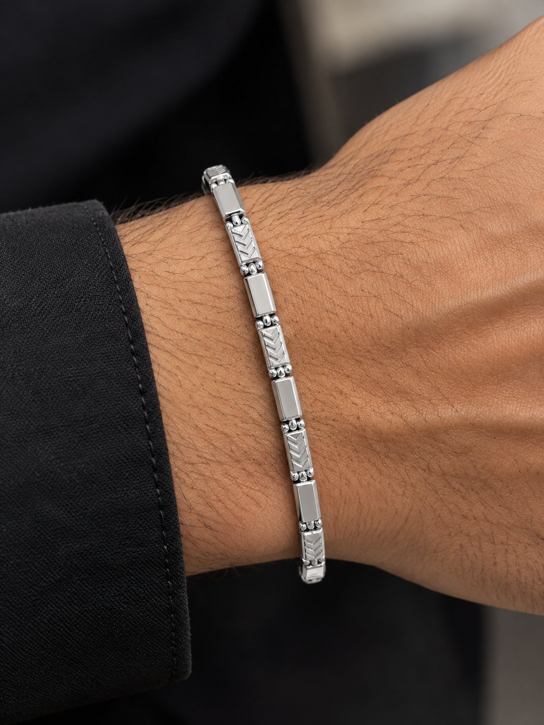Silver Nawabi Bracelet